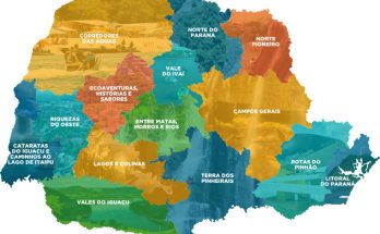 Paraná integra novo mapa do Ministério do Turismo com 210 cidades e 15 regiões turísticas