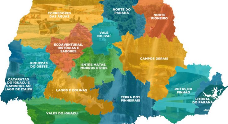 Paraná integra novo mapa do Ministério do Turismo com 210 cidades e 15 regiões turísticas