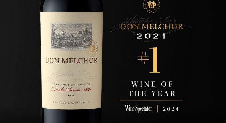 Don Melchor 2021 é escolhido Vinho do Ano pela Wine Spectator